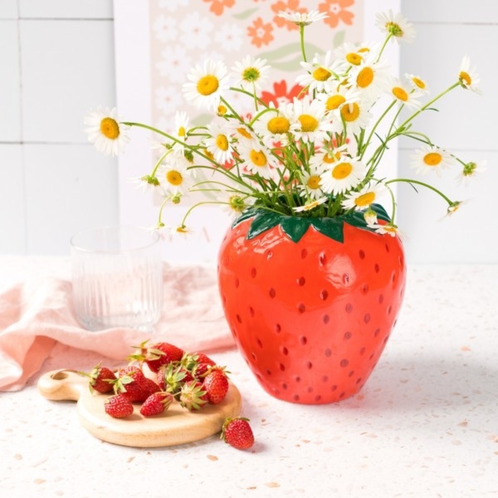 Strawberry Shaped Vase/Flower Planter